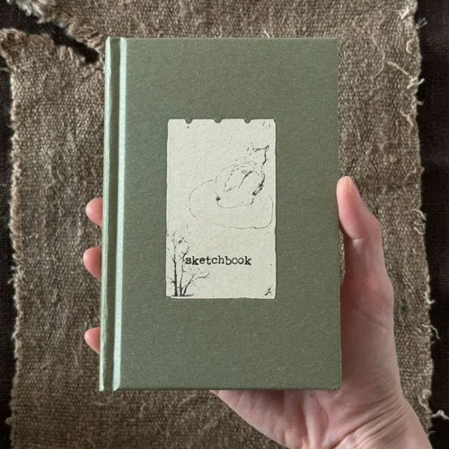 Dear Folio Minimal Sketch Pocket Journal in Sage Sketch.