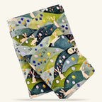 Bunny Meadow Wrap Notebook, clean hero product view