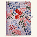 Embroidered Floral Wrap Notebook, Garden Cream, clean product view