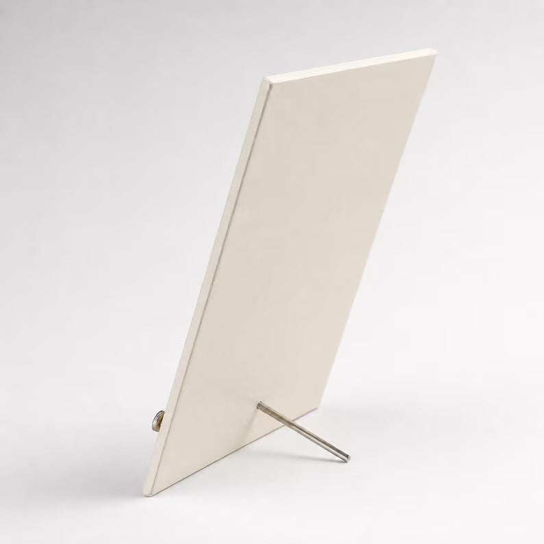 Ivory Wedding Menu Card Holder | 5x7 Dinner Menu Frame Display